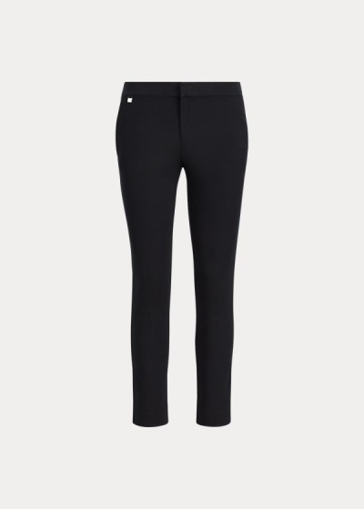 Pantalones Ralph Lauren Mujer Negros - Stretch Cotton - TXWQA7856